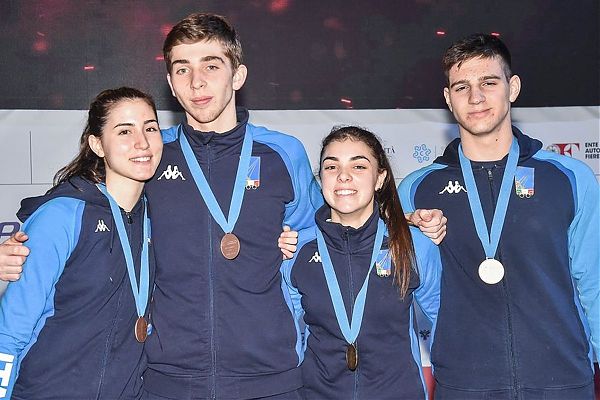 EUROPEI CADETTI E GIOVANI, POKER MEDAGLIE ITALIA