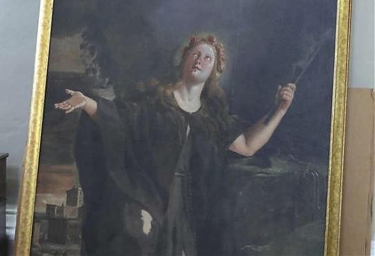 QUADRO “SANTA ROSALIA” IN PRESTITO DA MALTA A SICILIA