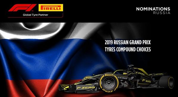 GP RUSSIA. LE MESCOLE SCELTE DA PIRELLI PER SOCHI