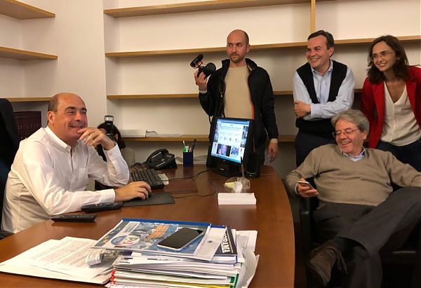 ZINGARETTI “ADESSO SI VOLTA PAGINA”