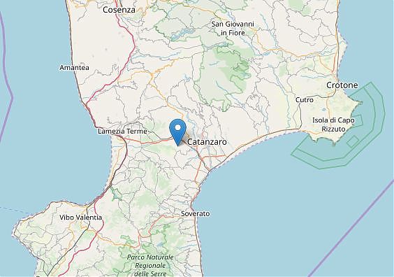 TERREMOTI, PAURA PER SCOSSA DI MAGNITUDO 4.0 IN PROVINCIA CATANZARO