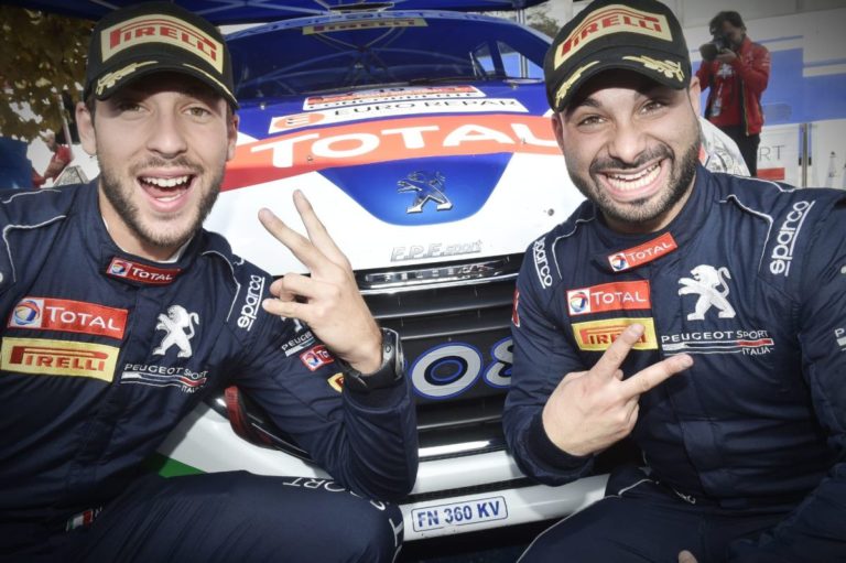 CIUFFI E LA PEUGEOT 208 VINCONO IL TITOLO RALLY 2RM