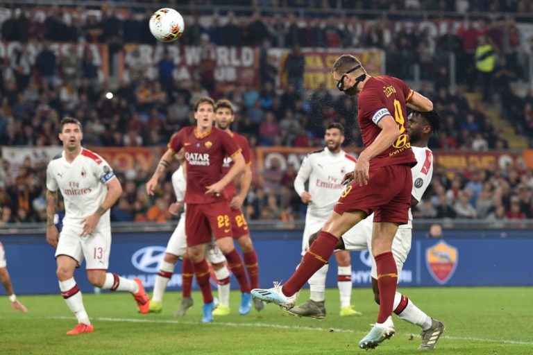 ROMA BATTE MILAN 2-1, IN GOL DZEKO E ZANIOLO