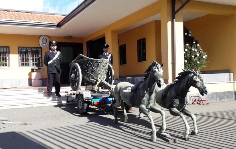 RITROVATA LA BIGA DI MORGANTINA, 17 ARRESTI