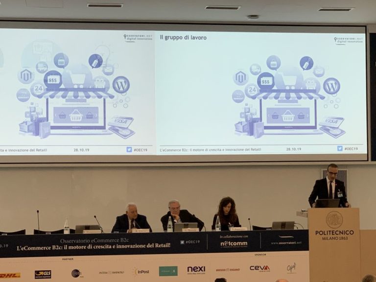 OSSERVATORIO E-COMMERCE, ACQUISTI ONLINE IN CRESCITA DEL 15%