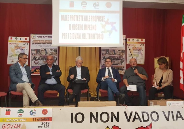 SINDACATI E CHIESA “FERMARE FUGA DEI GIOVANI”