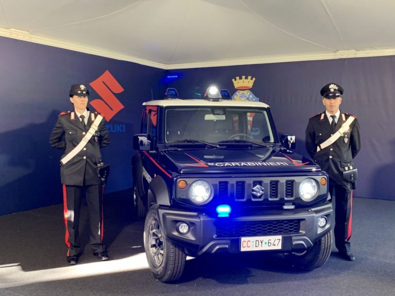 CONSEGNATE LE PRIME 10 SUZUKI JIMNY AI CARABINIERI