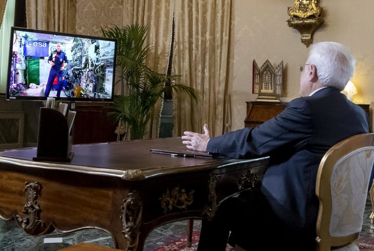 MATTARELLA “DA ASTRONAUTI MESSAGGIO DI PACE”