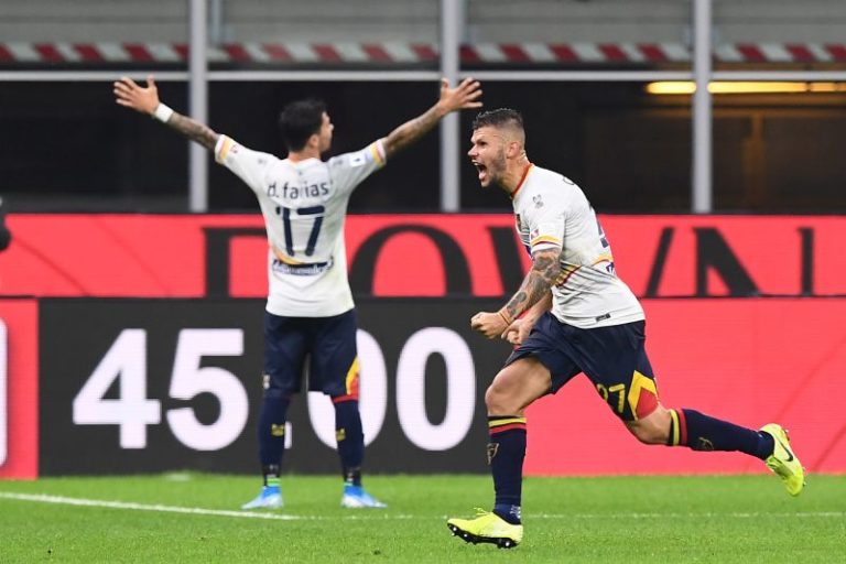 CAGLIARI AVANTI 2-0 POI SI FA RIMONTARE DAL LECCE NEL RECUPERO