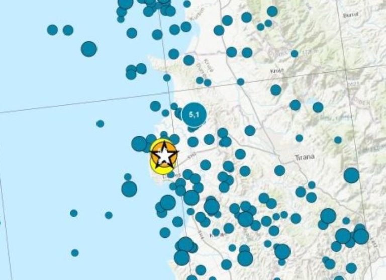 VIOLENTA SCOSSA DI TERREMOTO IN ALBANIA