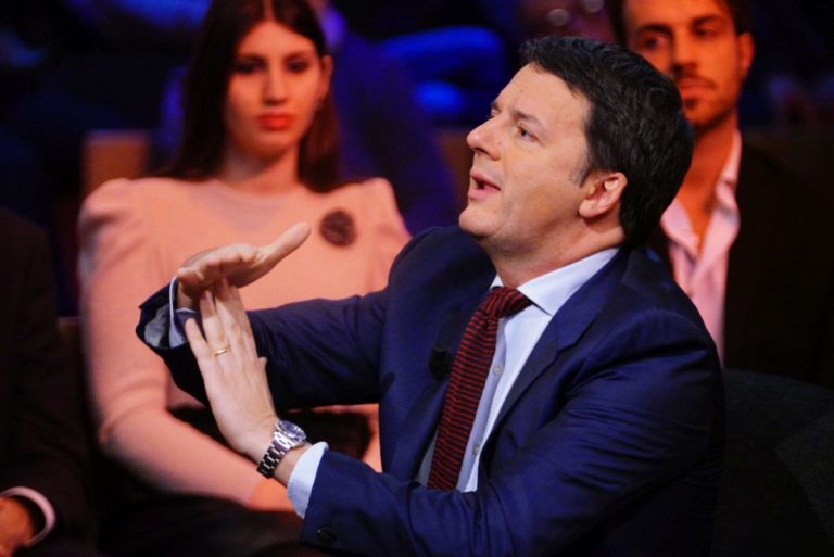 RENZI “I PM DECIDONO COS’È UN PARTITO?”