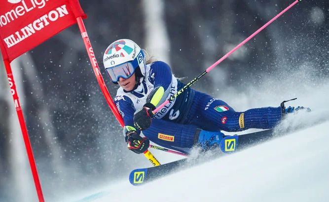 MARTA BASSINO VINCE IL GIGANTE DI KILLINGTON, SECONDA LA BRIGNONE