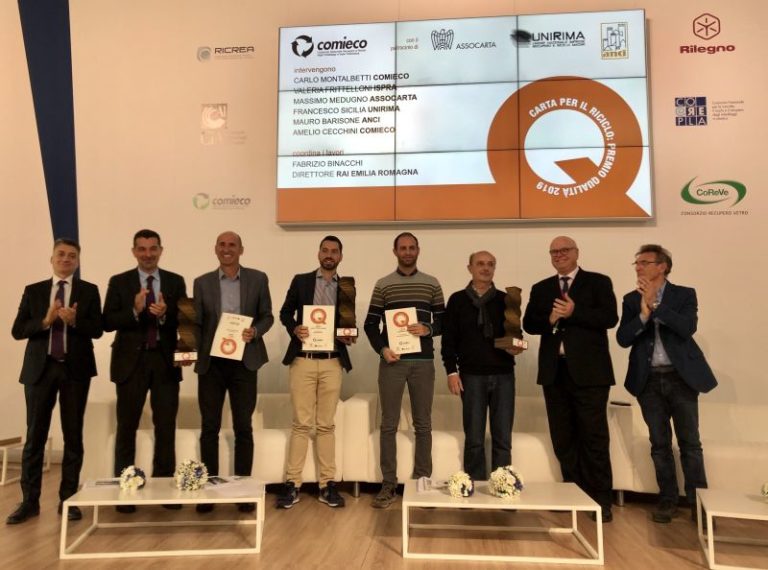 COMIECO A ECOMONDO PREMIA  I COMUNI ITALIANI