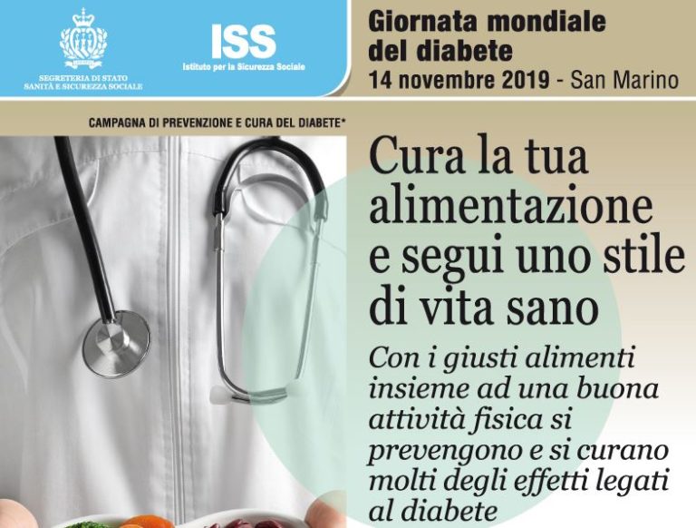 ISS, IMPEGNO COSTANTE DI SAN MARINO CONTRO DIABETE