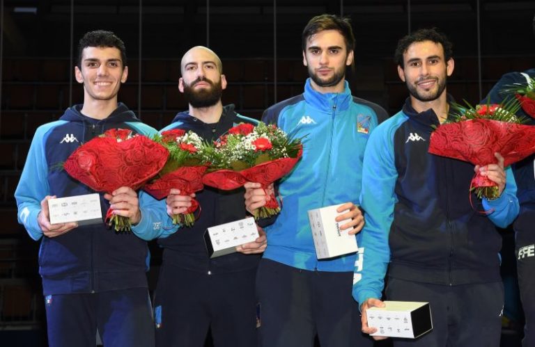 CDM SPADA UOMINI, ITALIA ARGENTO A BERNA