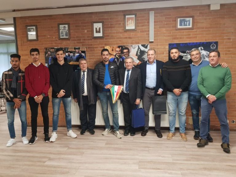 UNA DELEGAZIONE DI SPADISTI LIBICI A TERNI