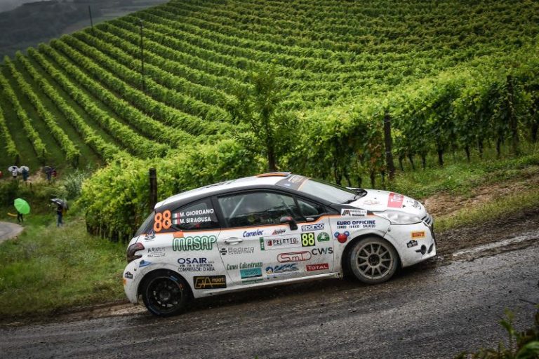 TITOLO PEUGEOT COMPETITION RALLY REGIONAL CLUB AL PIEMONTESE GIORDANO