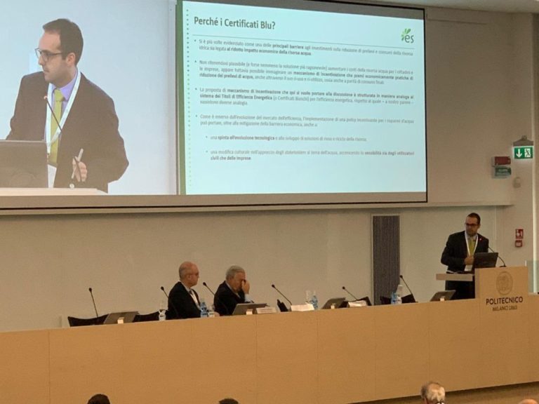 PRESENTATO IL TERZO WATER MANAGEMENT REPORT