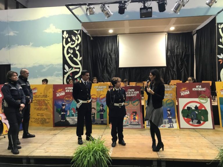 IL FUMETTO DELLA POLIZIA LOCALE A TOR TRE TESTE