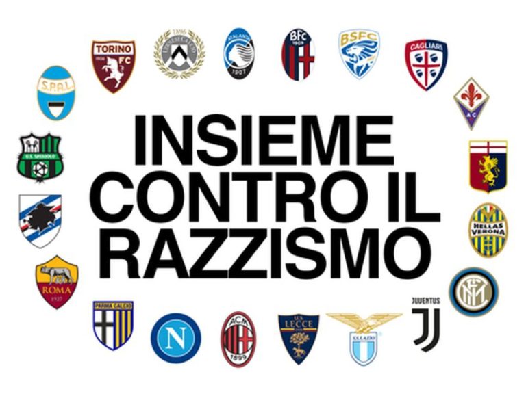 LETTERA DEI CLUB DI SERIE A “UNITI CONTRO IL RAZZISMO”