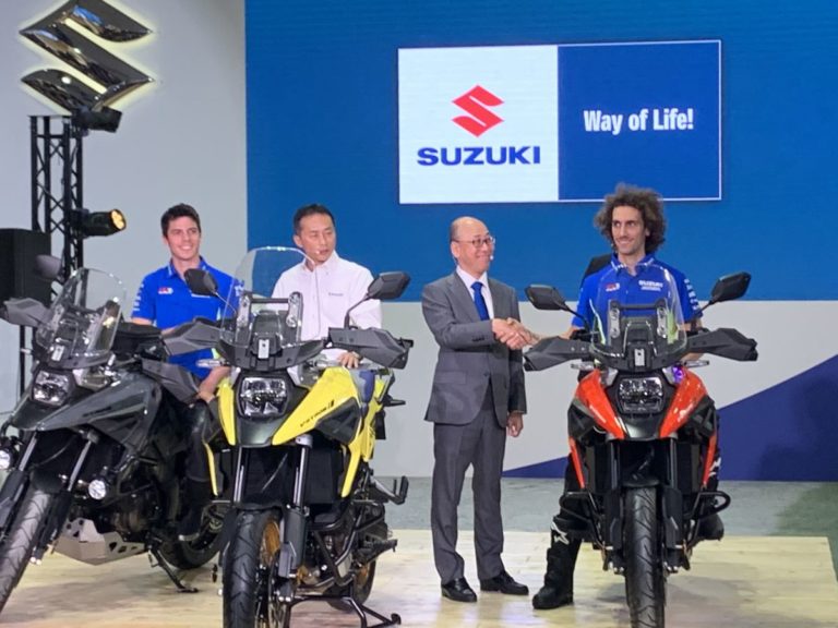 RINS E MIR TOLGONO I VELI ALLA SUZUKI V STORM 1050