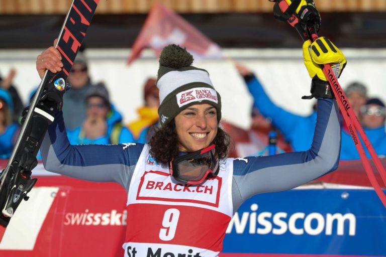 BRIGNONE VINCE IL GIGANTE DI COPPA DEL MONDO A COURCHEVEL, BASSINO 7^