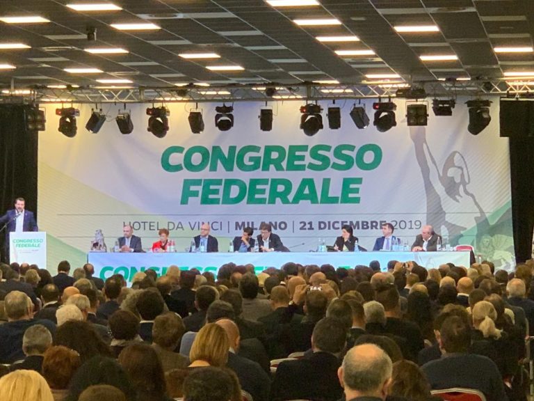 LA LEGA CAMBIA STATUTO, AL VIA SVOLTA SOVRANISTA
