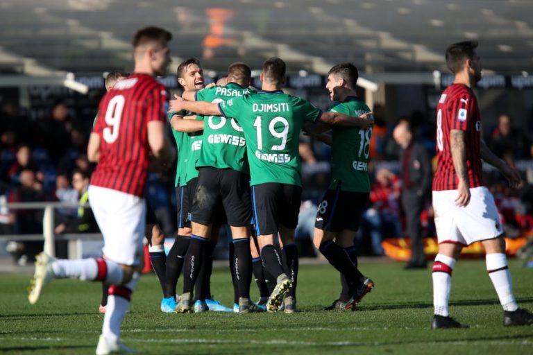 MILAN UMILIATO A BERGAMO, L’ATALANTA VINCE 5-0