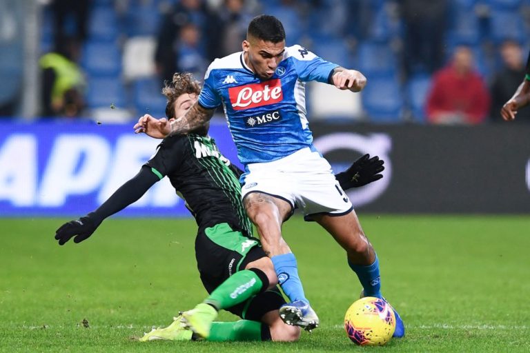 IL NAPOLI BATTE IL SASSUOLO IN EXTREMIS