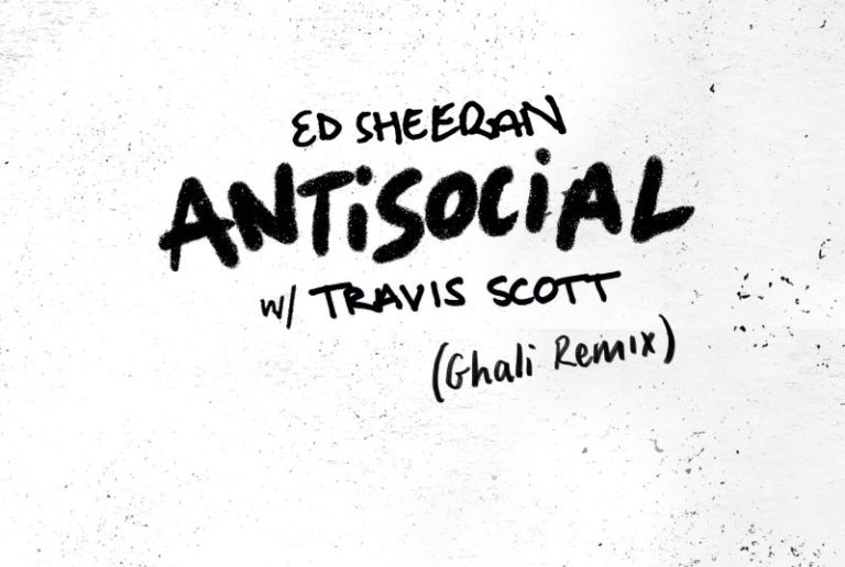 ED SHEERAN E GHALI INSIEME IN UNA VERSIONE INEDITA DI “ANTISOCIAL”