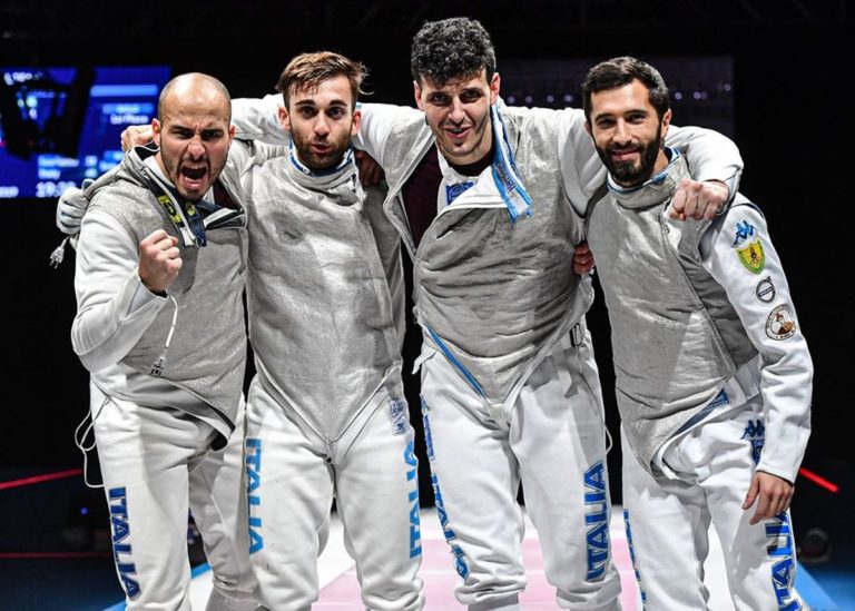 LA SQUADRA AZZURRA DI FIORETTO TERZA A TOKYO