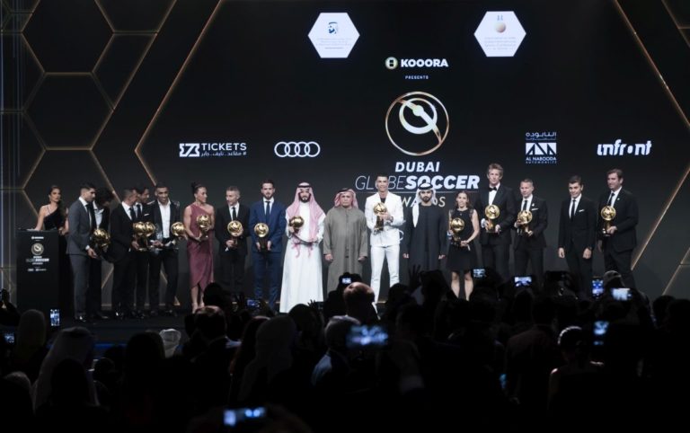 GLOBE SOCCER AWARDS, RONALDO BEST PLAYER 2019
