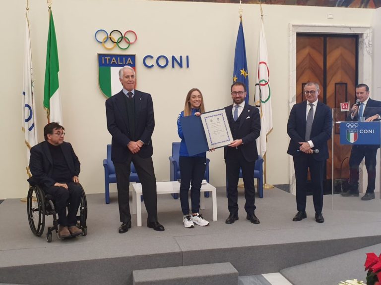 PREMIATI AL CONI GLI ATLETI DELLE FIAMME AZZURRE