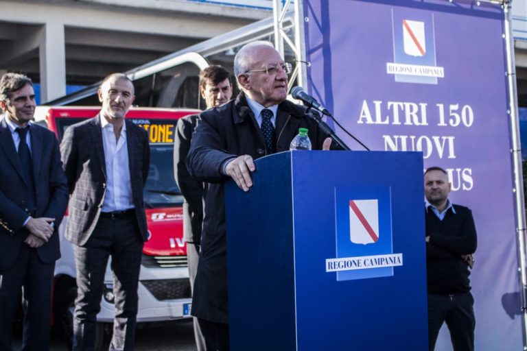 CONSEGNATI 150 NUOVI BUS IN CAMPANIA