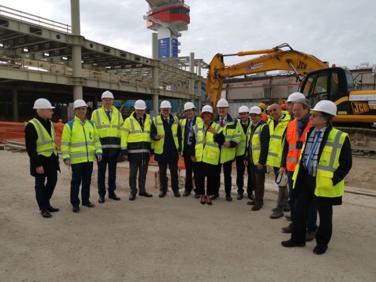 PRESIDENTE ENAC IN VISITA AI CANTIERI DI FIUMICINO
