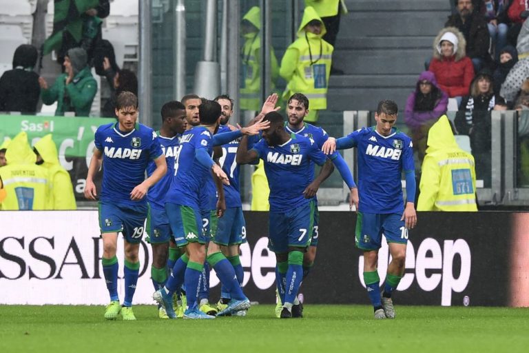 IMPRESA SASSUOLO, JUVENTUS FERMATA SUL 2-2