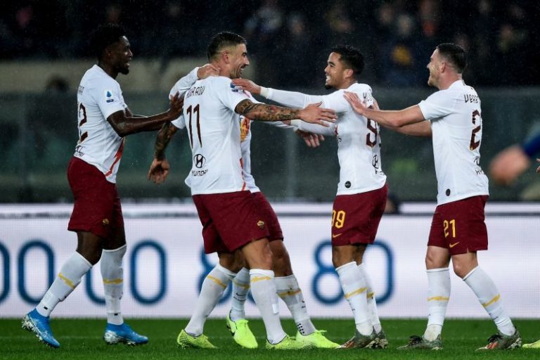 LA ROMA VINCE 3-1 AL BENTEGODI, VERONA KO