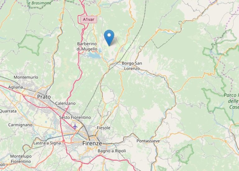 SCIAME SISMICO NEL FIORENTINO, SCOSSA 4.5