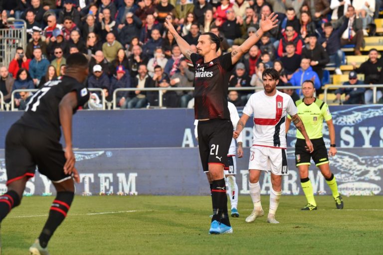 LEAO-IBRA, IL MILAN VINCE 2-0 A CAGLIARI