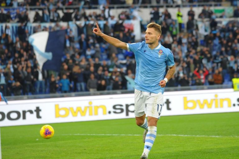 IMMOBILE STENDE IL NAPOLI, DECIMO SUCCESSO LAZIO