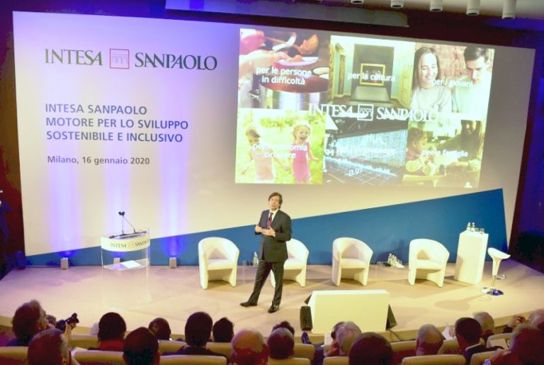 DA INTESA SANPAOLO MASSIMO IMPEGNO PER LA SOSTENIBILITÀ