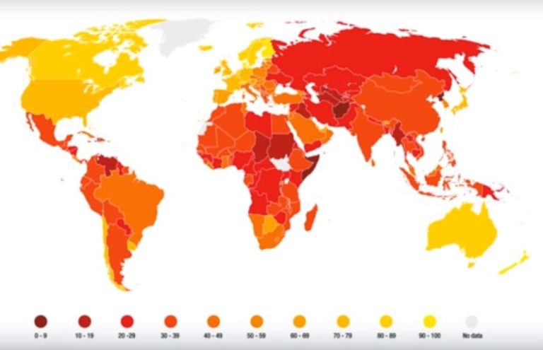 CORRUZIONE, ITALIA AL 51^ POSTO NEL MONDO