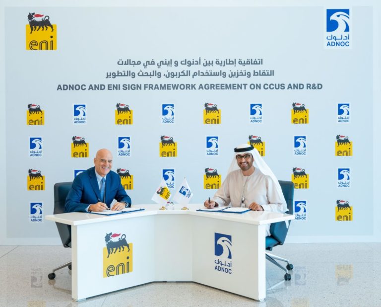 INTESA ENI-ADNOC PER RICERCA SU ENERGIA SOSTENIBILE
