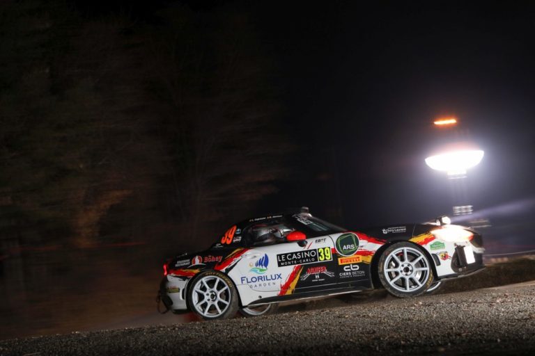PER ABARTH 124 RALLY DEBUTTO STAGIONALE AL MONTECARLO
