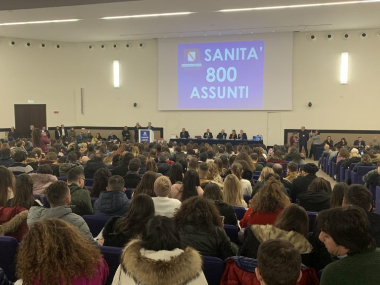 IN CAMPANIA ASSUNTI 800 INFERMIERI