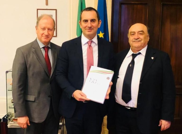 IL PRESIDENTE TECCHI INCONTRA IL MINISTRO SPADAFORA