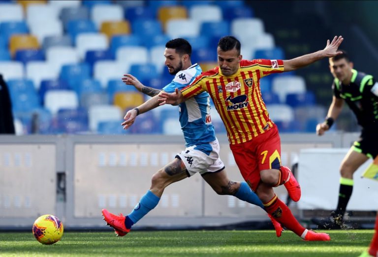 Tonfo Napoli al San Paolo, vince il Genoa, pari Brescia-Udinese