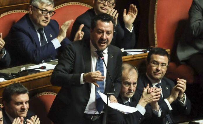 GIAN MARCO CENTINAIOMATTEO SALVINI POLITICOROBERTO CALDEROLI