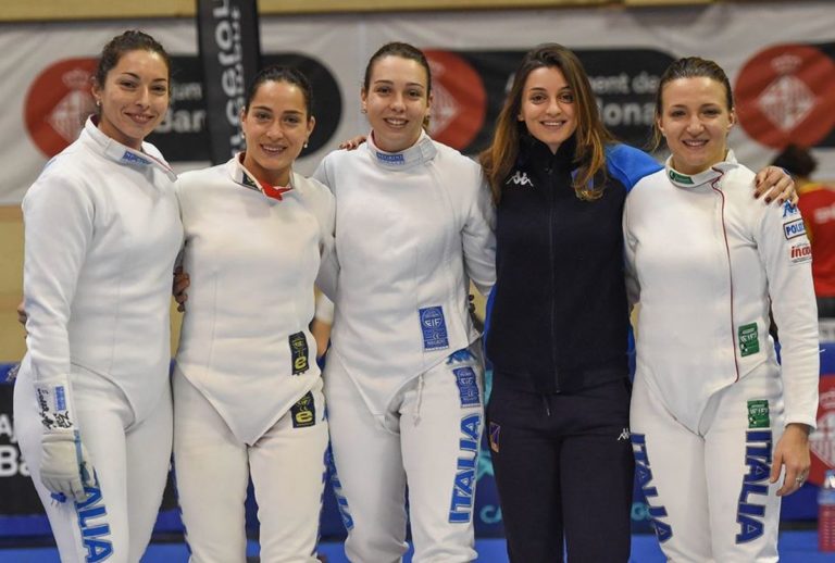 Squadra di spada femminile si qualifica per Tokyo