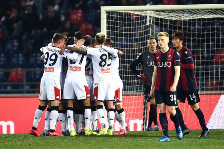 Il Genoa espugna il Dall’Ara, 3-0 al Bologna